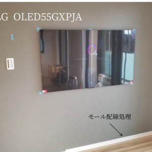 OLED55GXPJA壁掛け工事