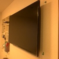 52インチテレビ壁掛け工事　東京都江東区のサムネイル