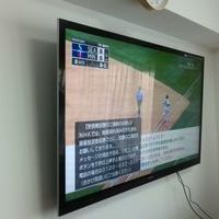 東京都世田谷区マンションにて　６０インチテレビ壁掛け工事　壁補強のサムネイル