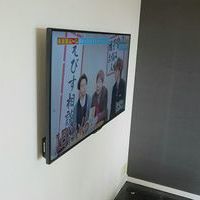 神奈川県横浜市マンションにて　テレビ壁掛け工事　隠蔽配線のサムネイル