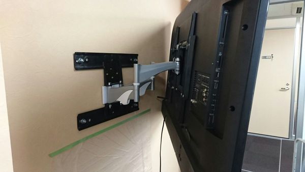 東京都中央区にて 55インチ液晶テレビ壁掛け工事 gl工法壁へ取り付け 東京 神奈川のテレビ壁掛け工事 アンテナ工事 エアコン設置 工事 ライフプラス 東京都中央区にて 55インチ液晶テレビ壁掛け工事 gl工法壁へ取り付け 東京 神奈川のテレビ壁掛け工事 アンテナ工事 エアコン設置 工事 ライフプラス