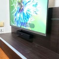 東京都町田市マンションにて　55型LG　テレビ壁掛け工事　BOSE　サウンドバー取り付けのサムネイル