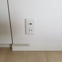 東京都江東区にて　壁掛けテレビ　配線隠蔽のサムネイル