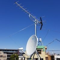 足立区戸建て住宅にて　地デジ/BS/CSアンテナ工事のサムネイル