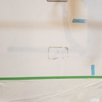 東京都大田区にて　壁掛けテレビ高さ移設工事のサムネイル