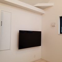 東京都杉並区にて　55型壁掛けテレビ　壁掛け金具VA126Mのサムネイル