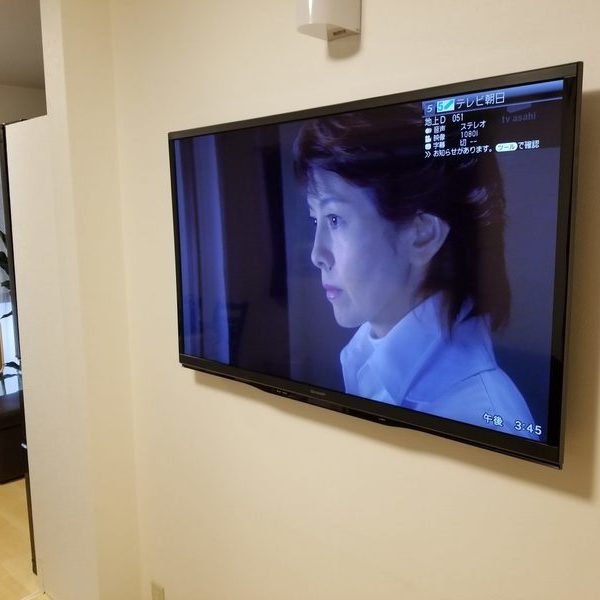 壁掛け テレビ 工事