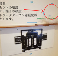 千葉県市川市にて SONY kJ-65A8H  壁掛け金具『SU-WL850』にて壁掛け工事のサムネイル