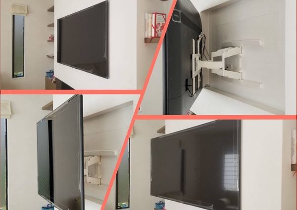 大田区田園調布にて  65型  BRAVIA  KJ-65X80J  壁掛けテレビ工事と費用のサムネイル