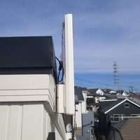 東京都町田市にて　新築戸建て壁掛けテレビ　テレビボード　地デジBSアンテナ同日設置のサムネイル