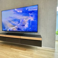 東京都世田谷区にてテレビとテレビボード壁掛け工事のサムネイル