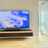 東京都世田谷区にてテレビとテレビボード壁掛け工事のサムネイル